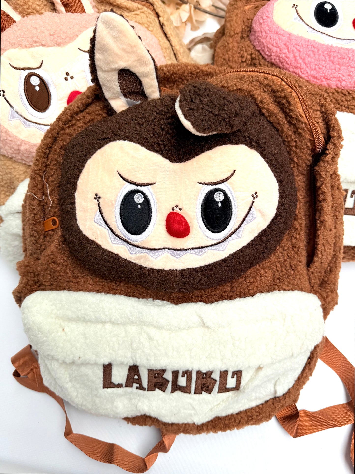 Fluffy backpack