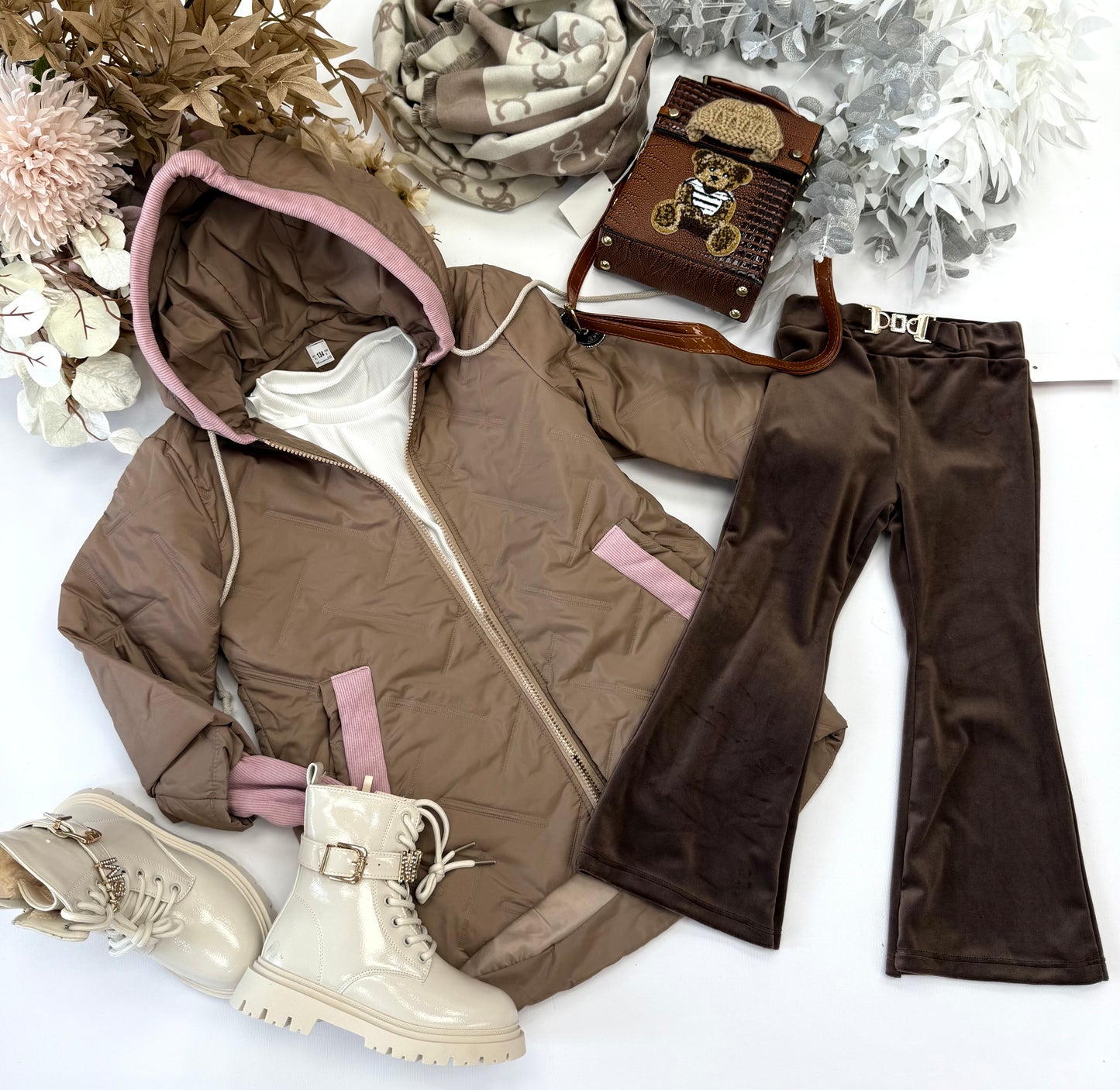Chocolate autumn jacket