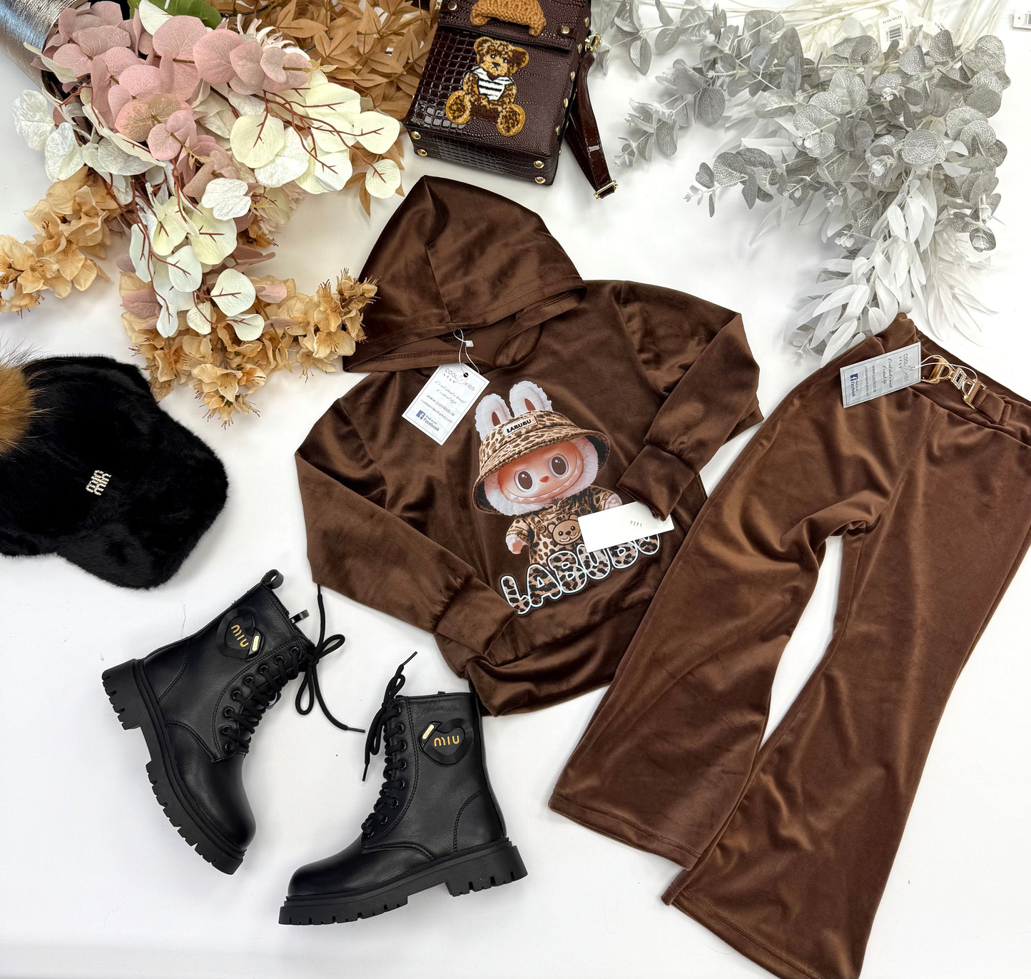 Chocolate Labubu hoodie
