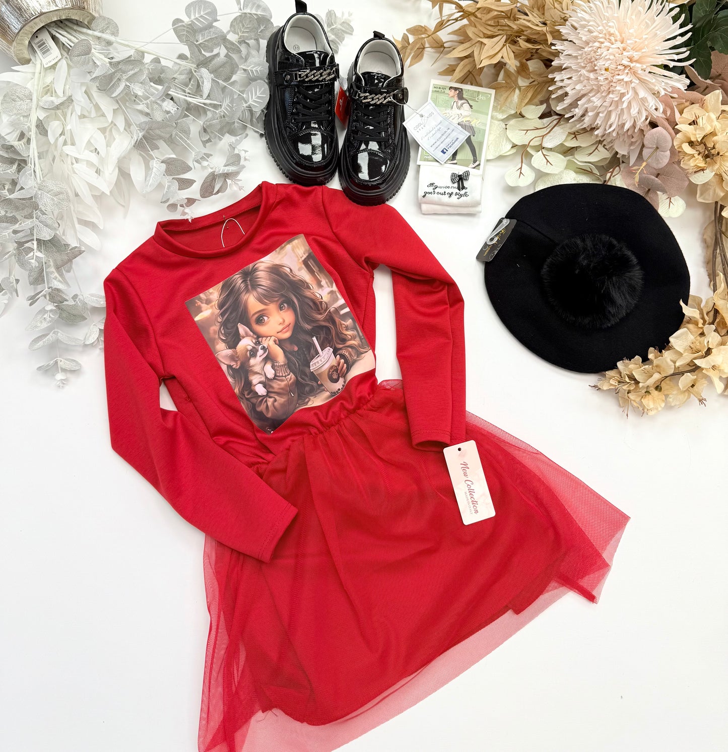 Red dress