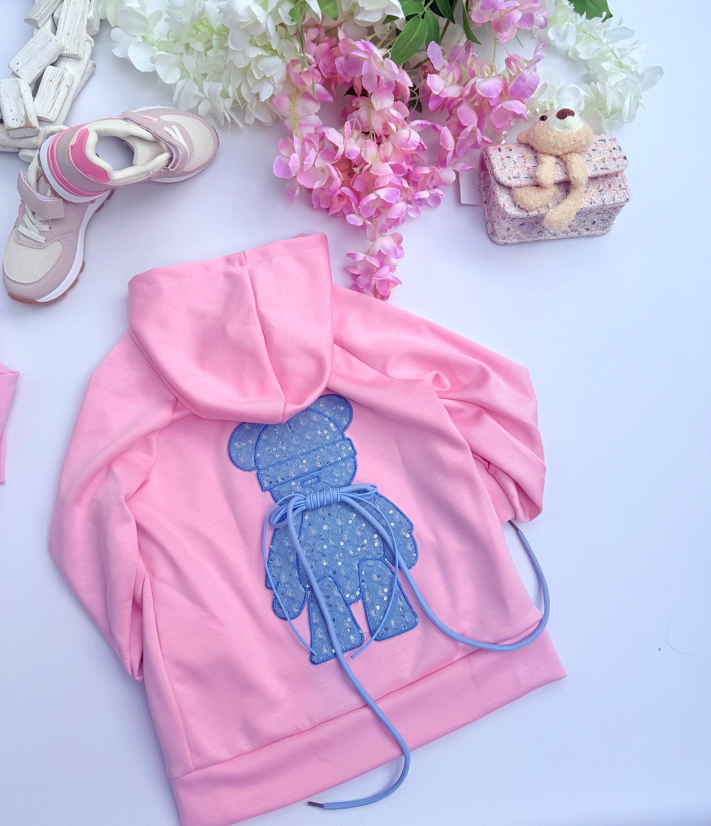 Pink Teddy hoodie