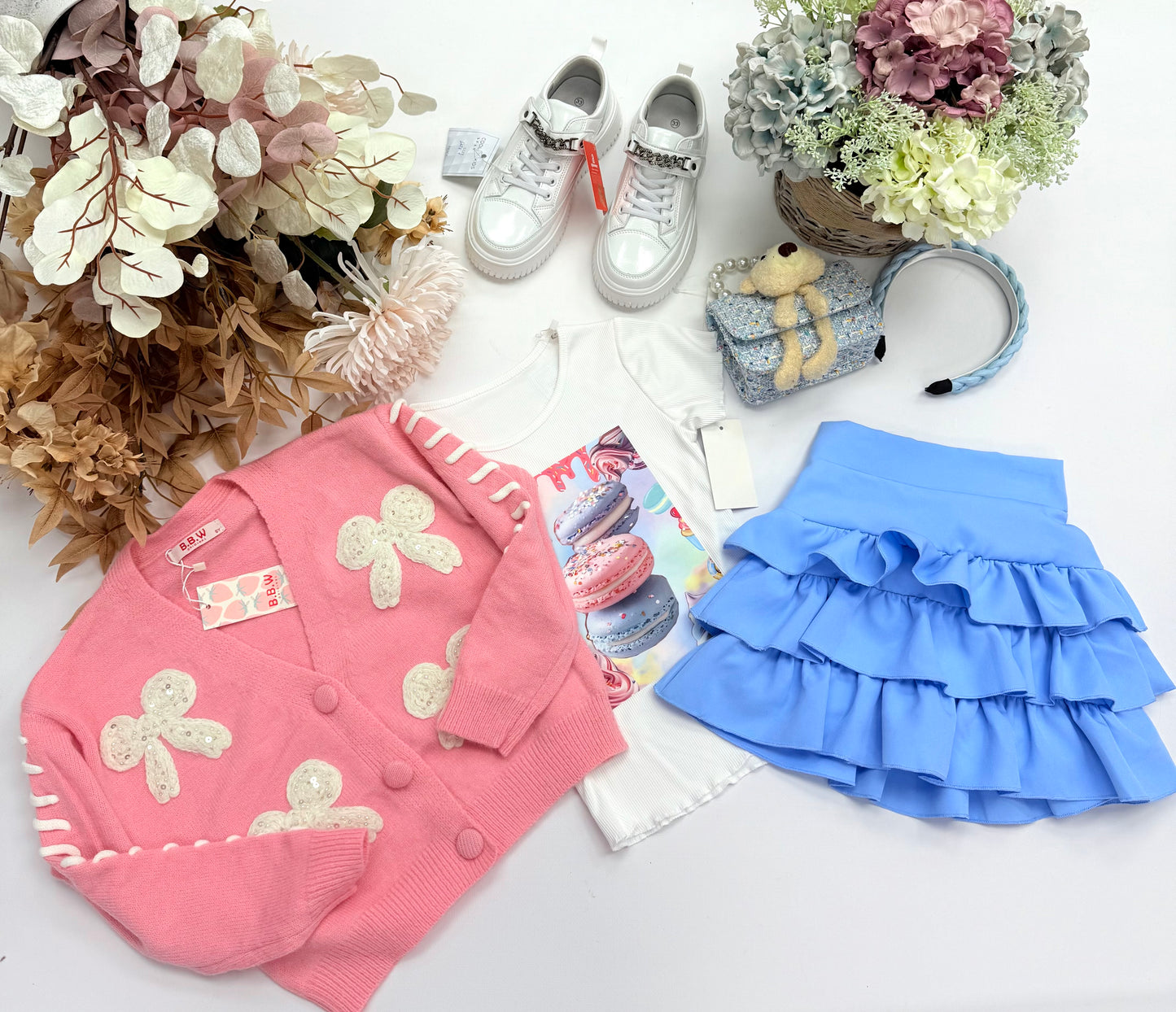 Blue skirt