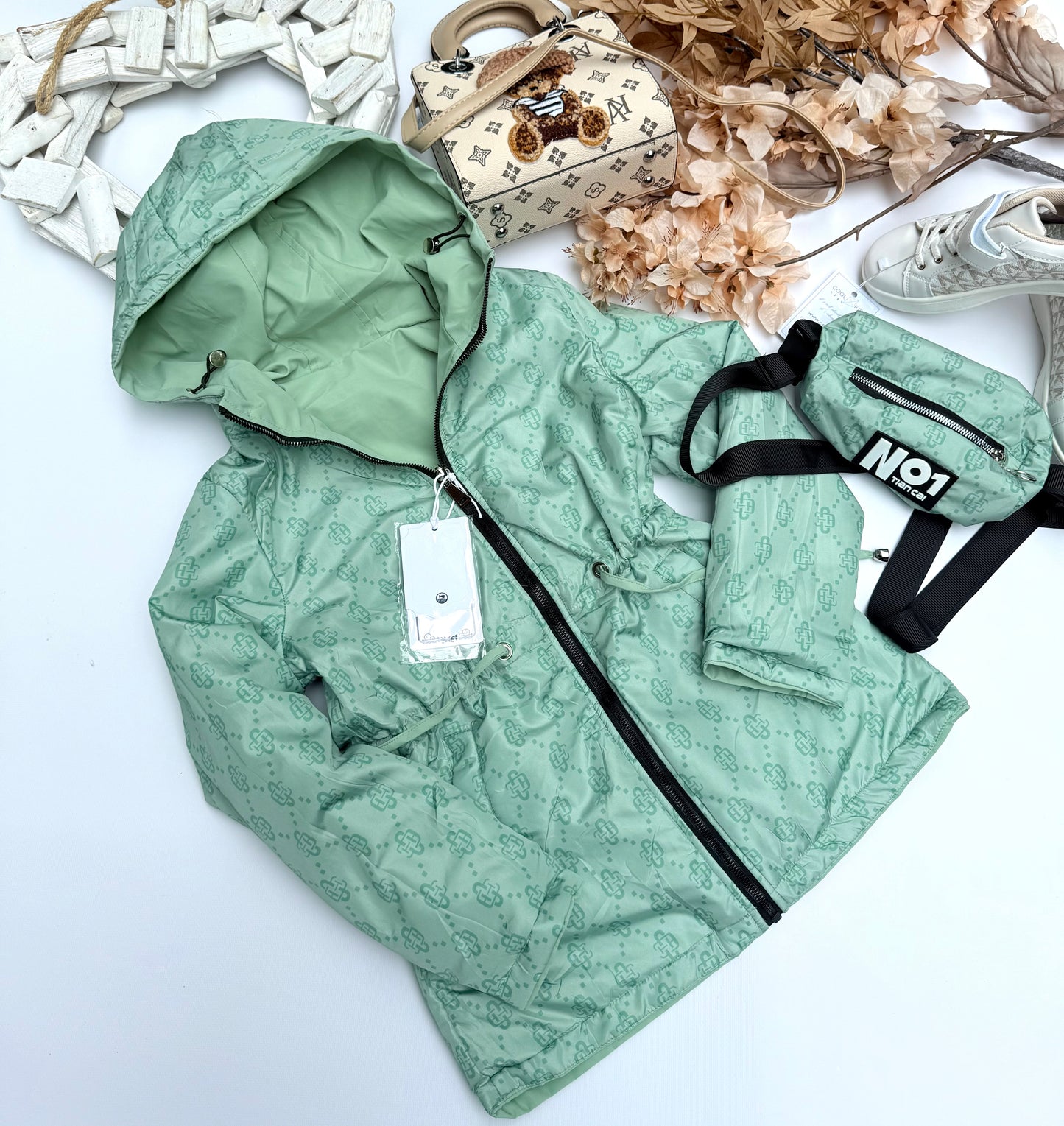 Reversible parka jacket
