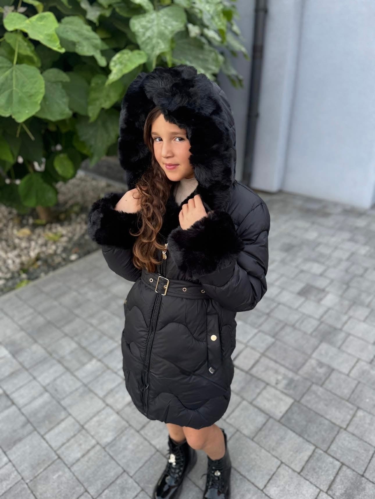 Black winter jacket