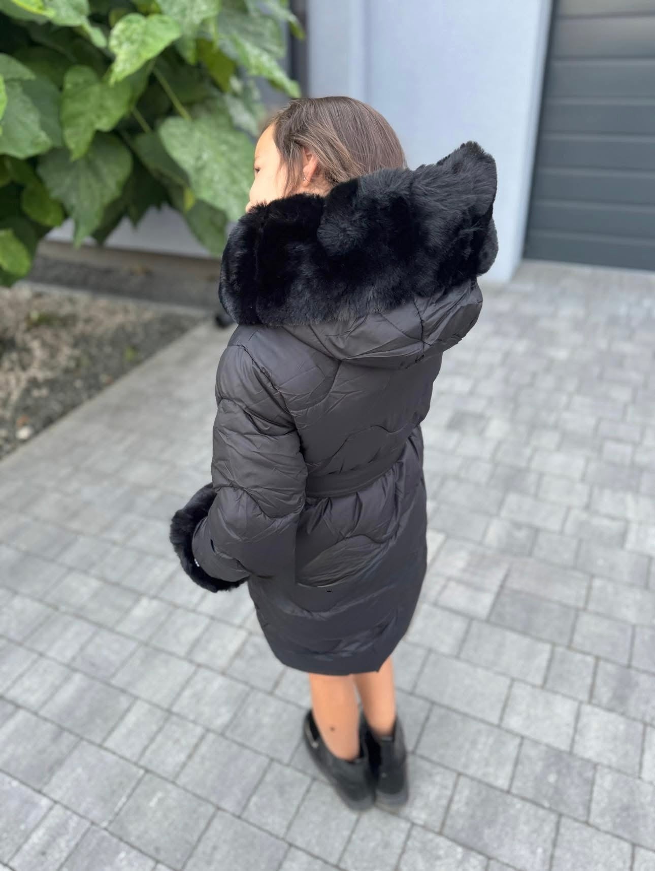 Black winter jacket