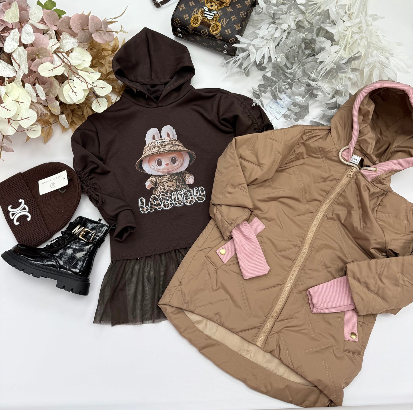 Chocolate Labubu dress