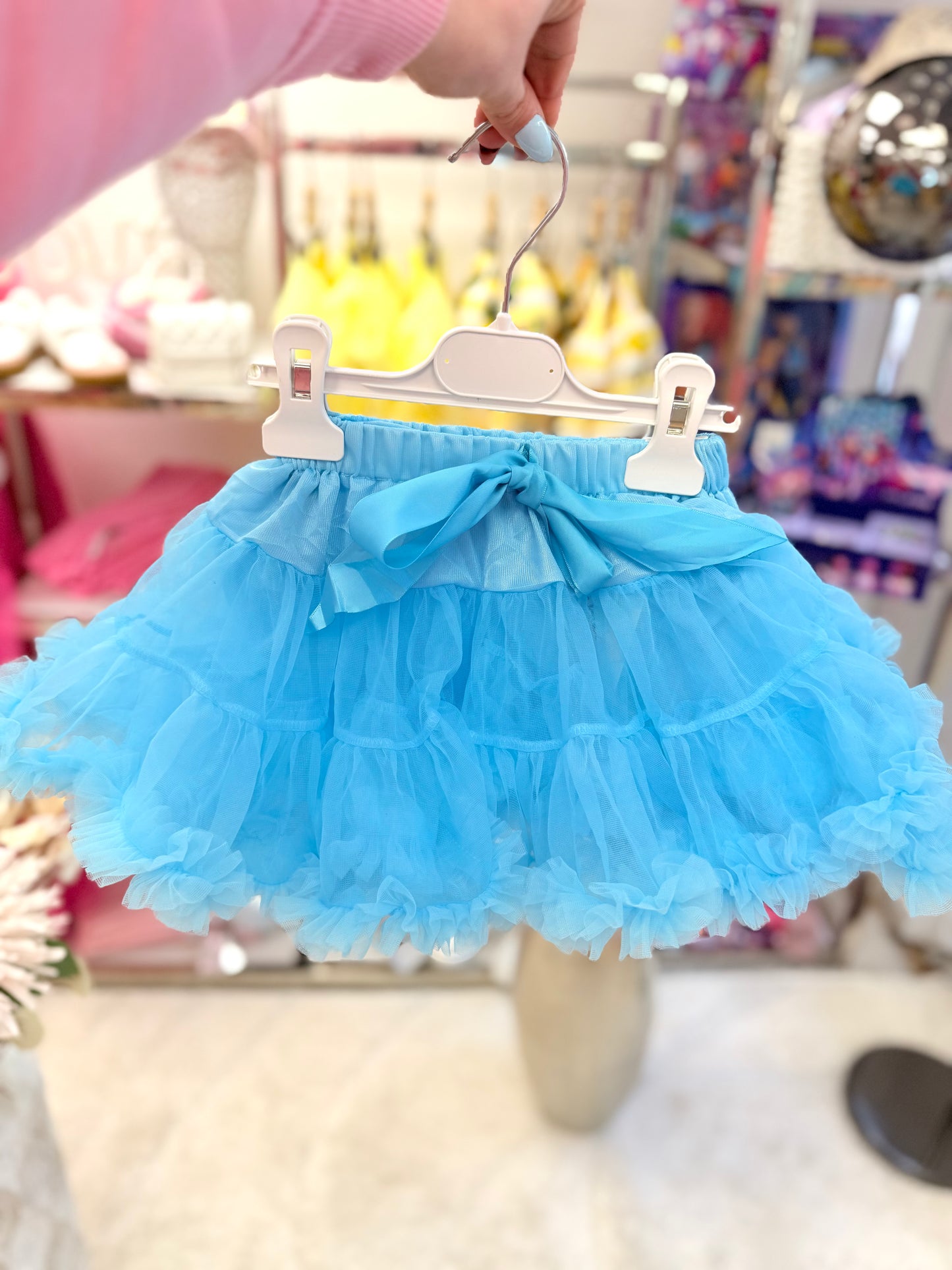 Blue skirt