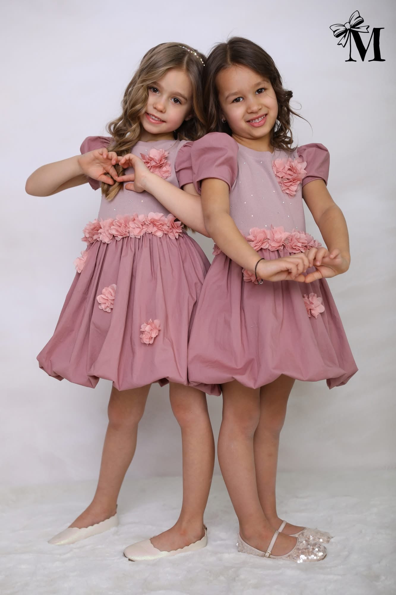 Pink flower dress