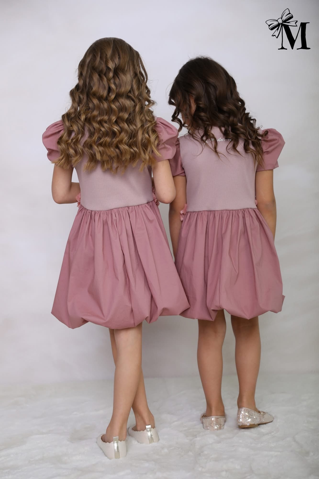 Pink flower dress