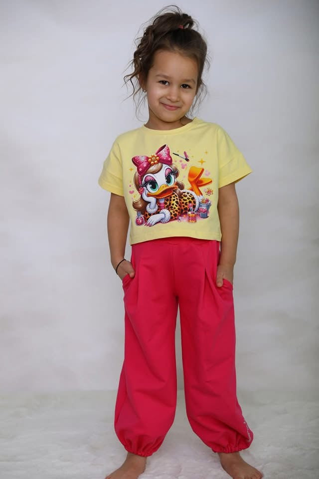 Yellow sparkle t shirt
