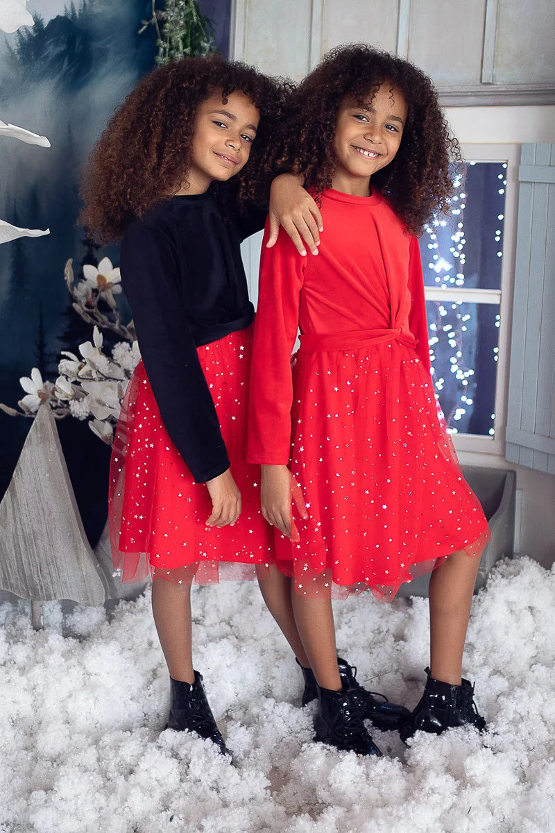 Red velvet dress ( star )