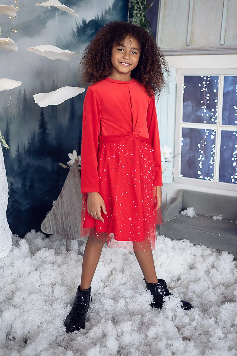 Red velvet dress ( star )