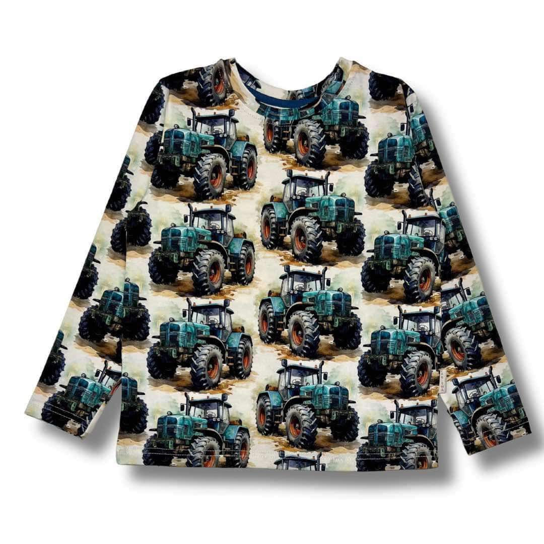 Top with blue tractor
