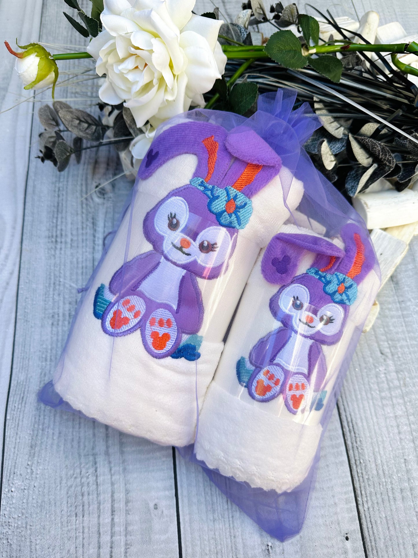 Bunny towels set