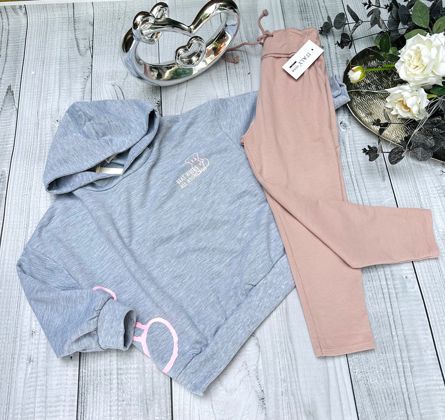 Pink joggers