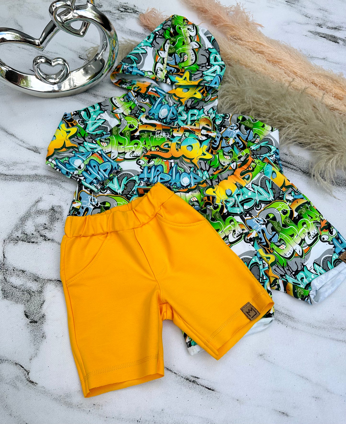 Yellow shorts