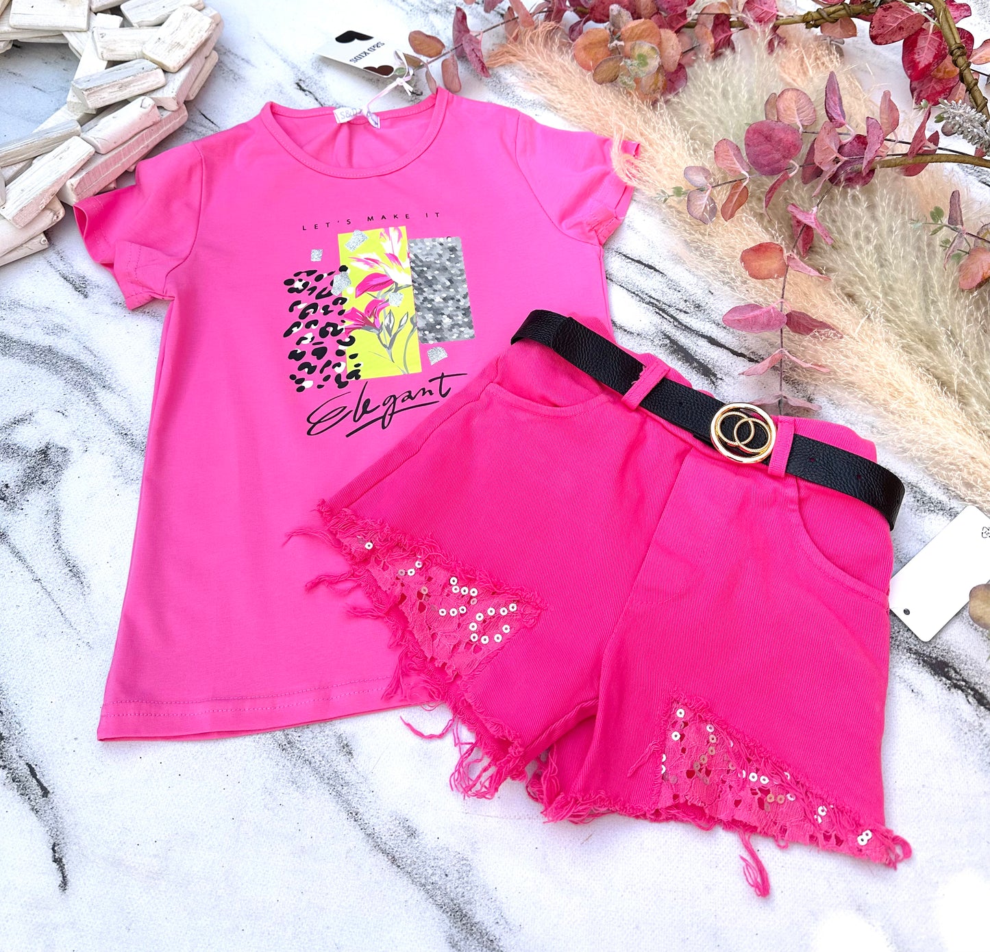 Pink shorts