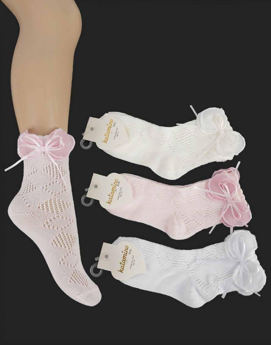 White summer socks