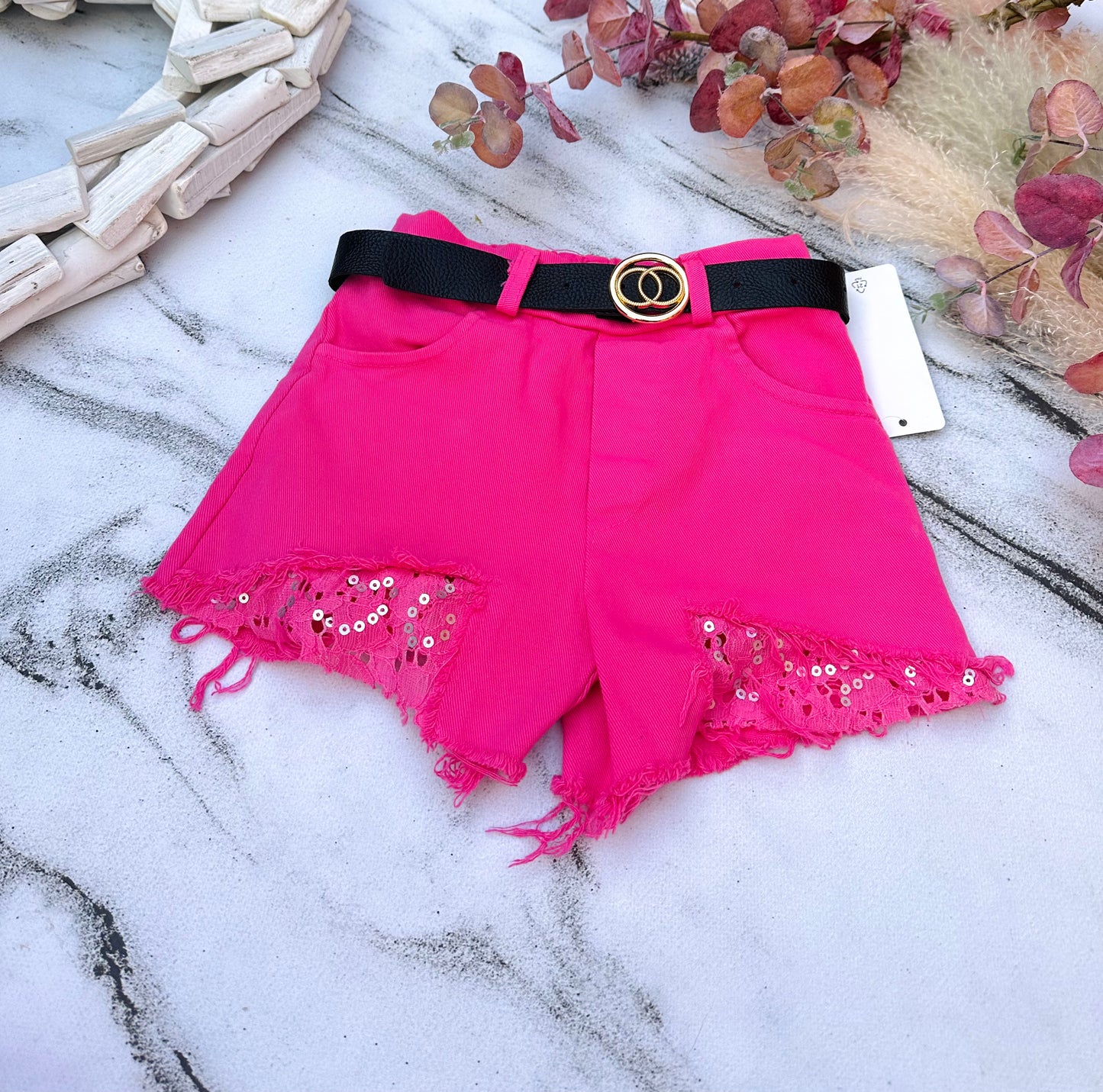 Pink shorts