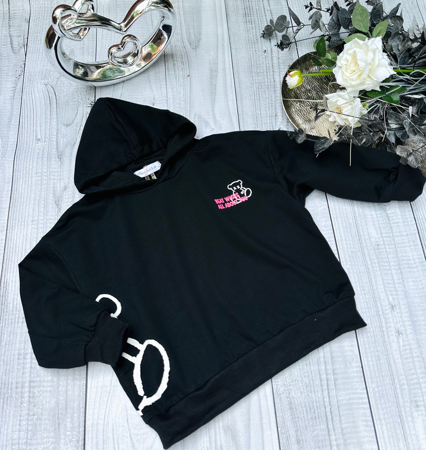 Black hoodie