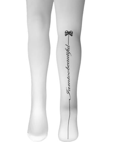 White beautiful tights