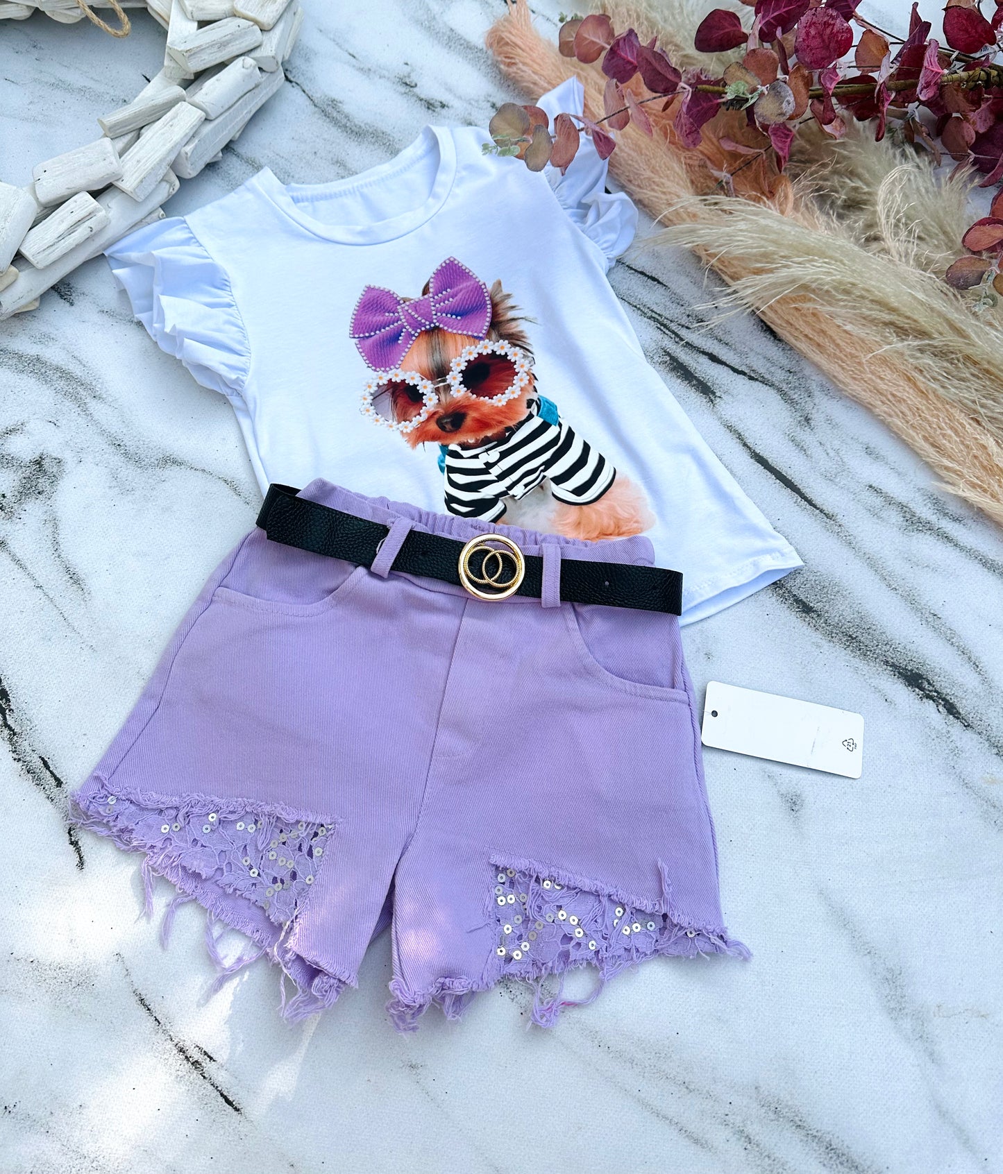 Lilac shorts