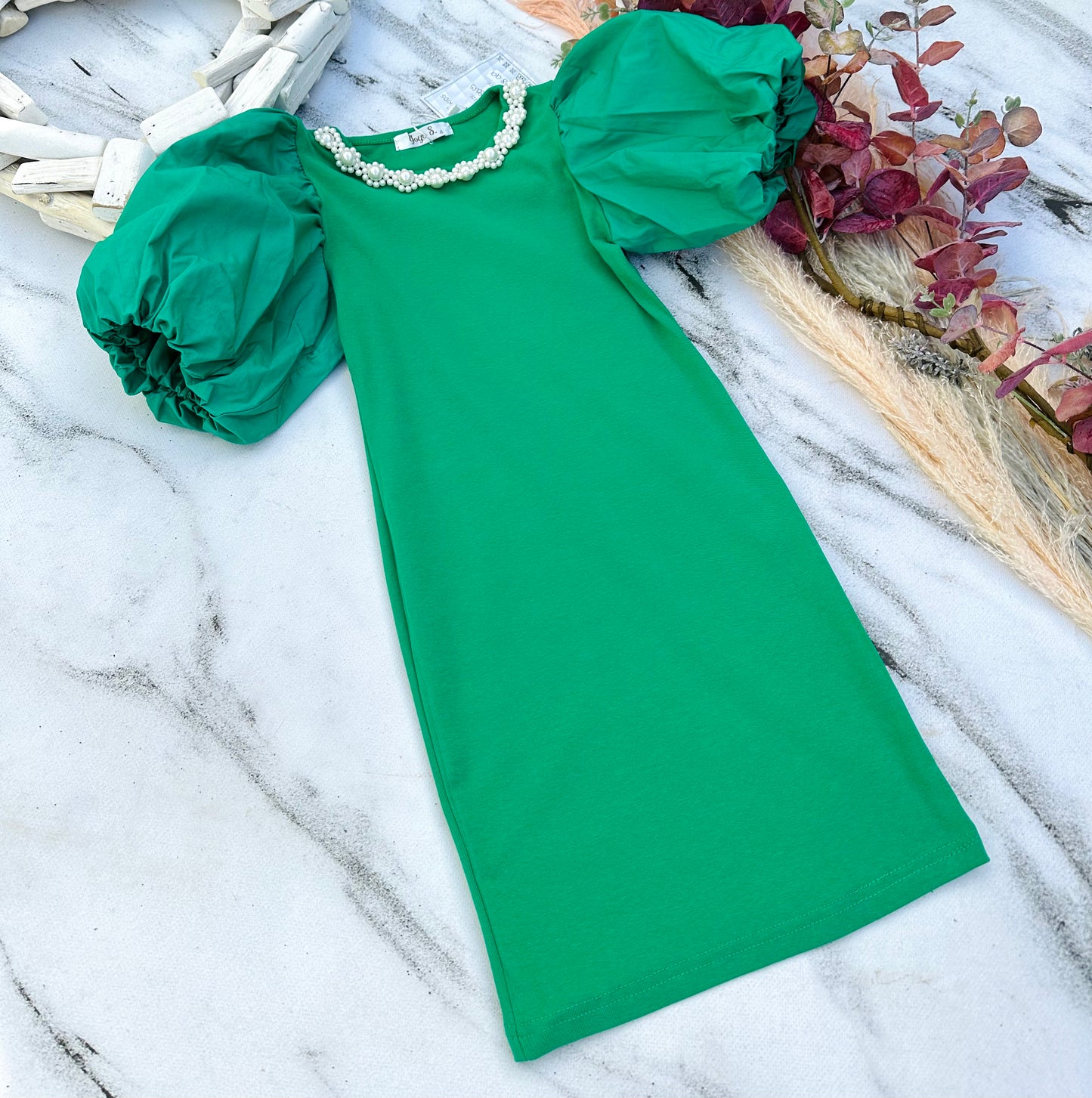 Green dress