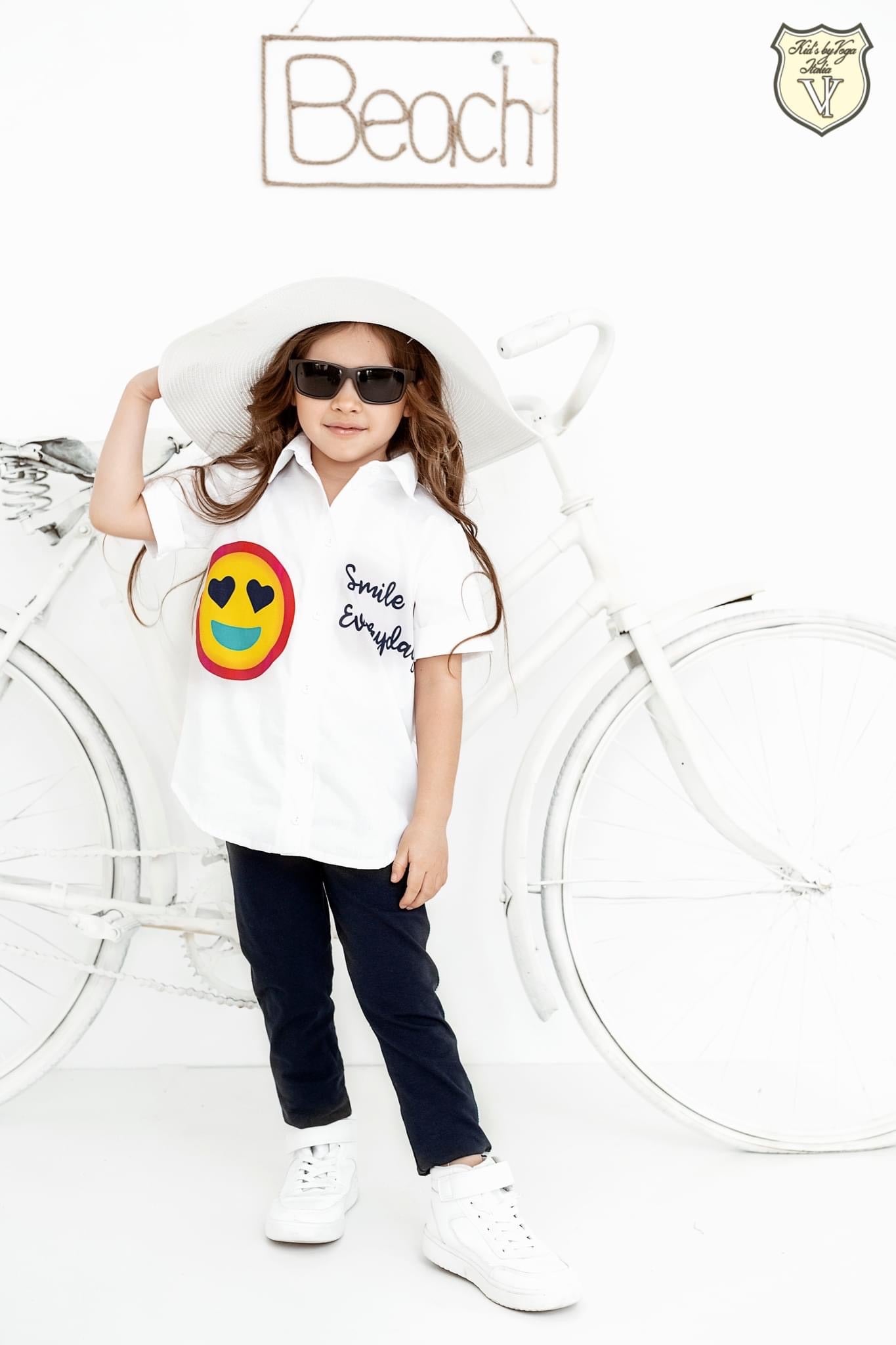 White SMILE shirt