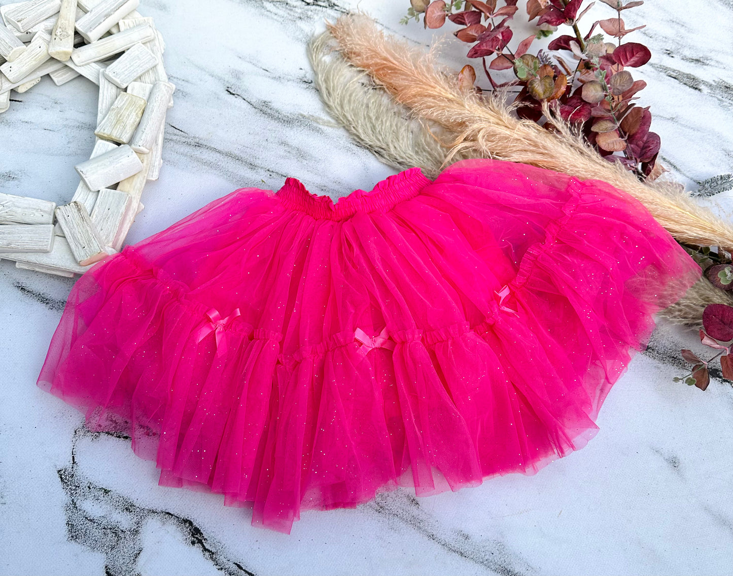 Bow tulle skirt
