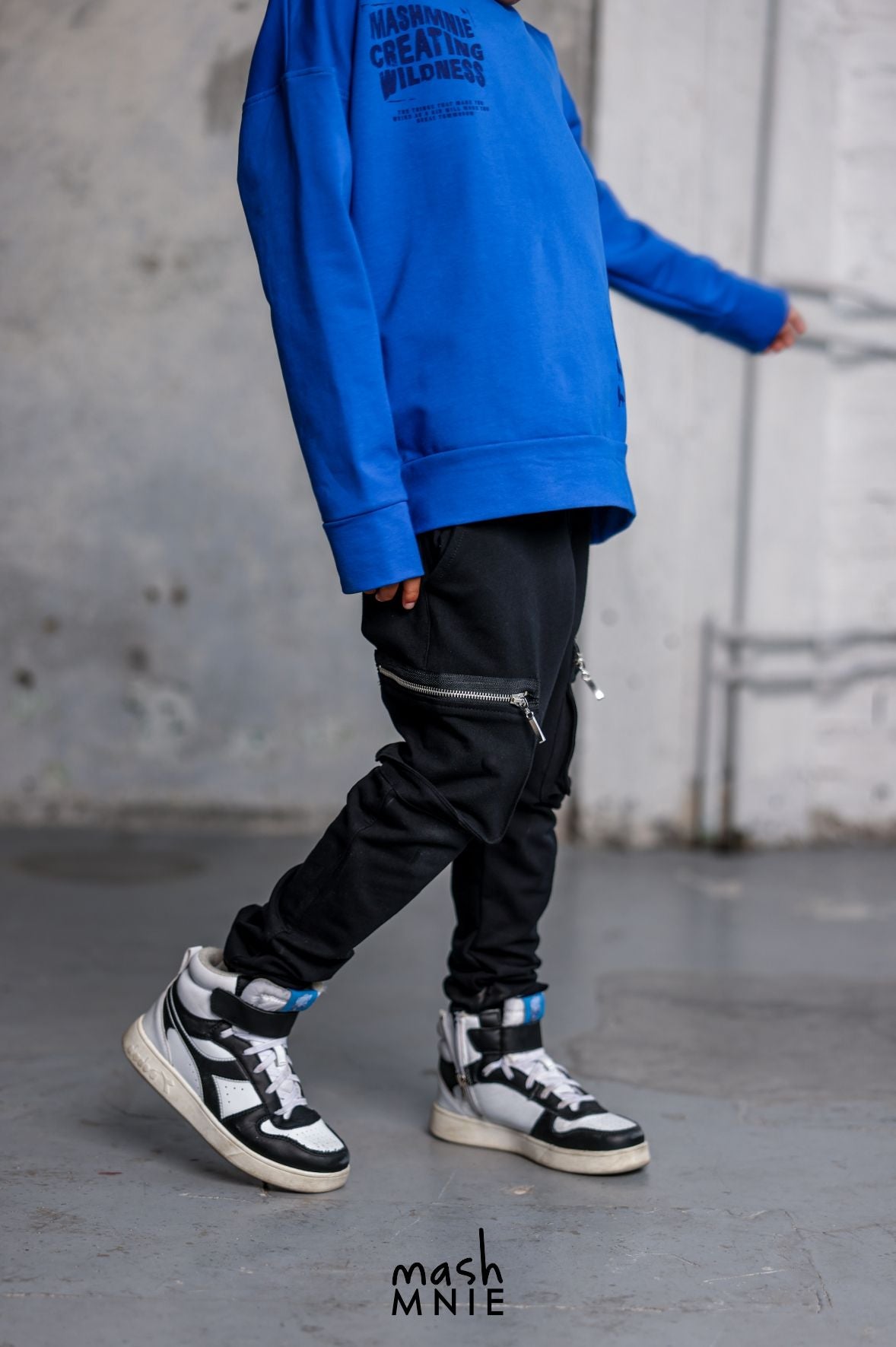 Blue sweatshirt