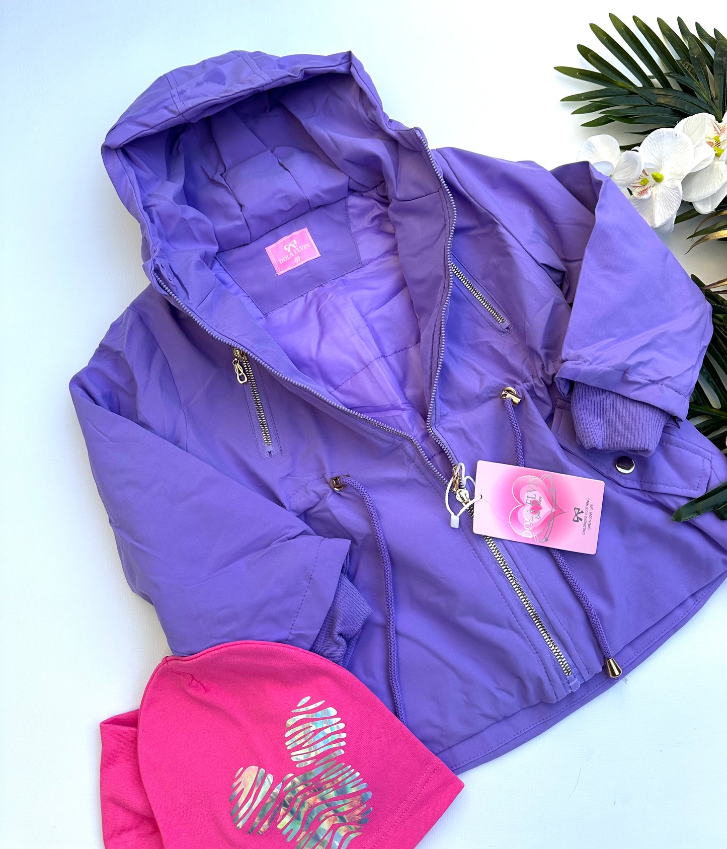 Purple spring jacket