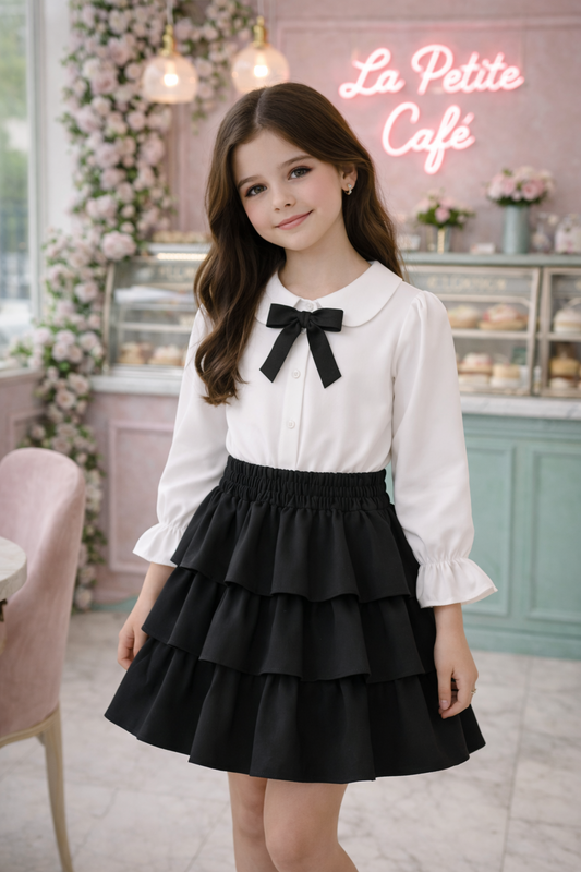 Black and white dress