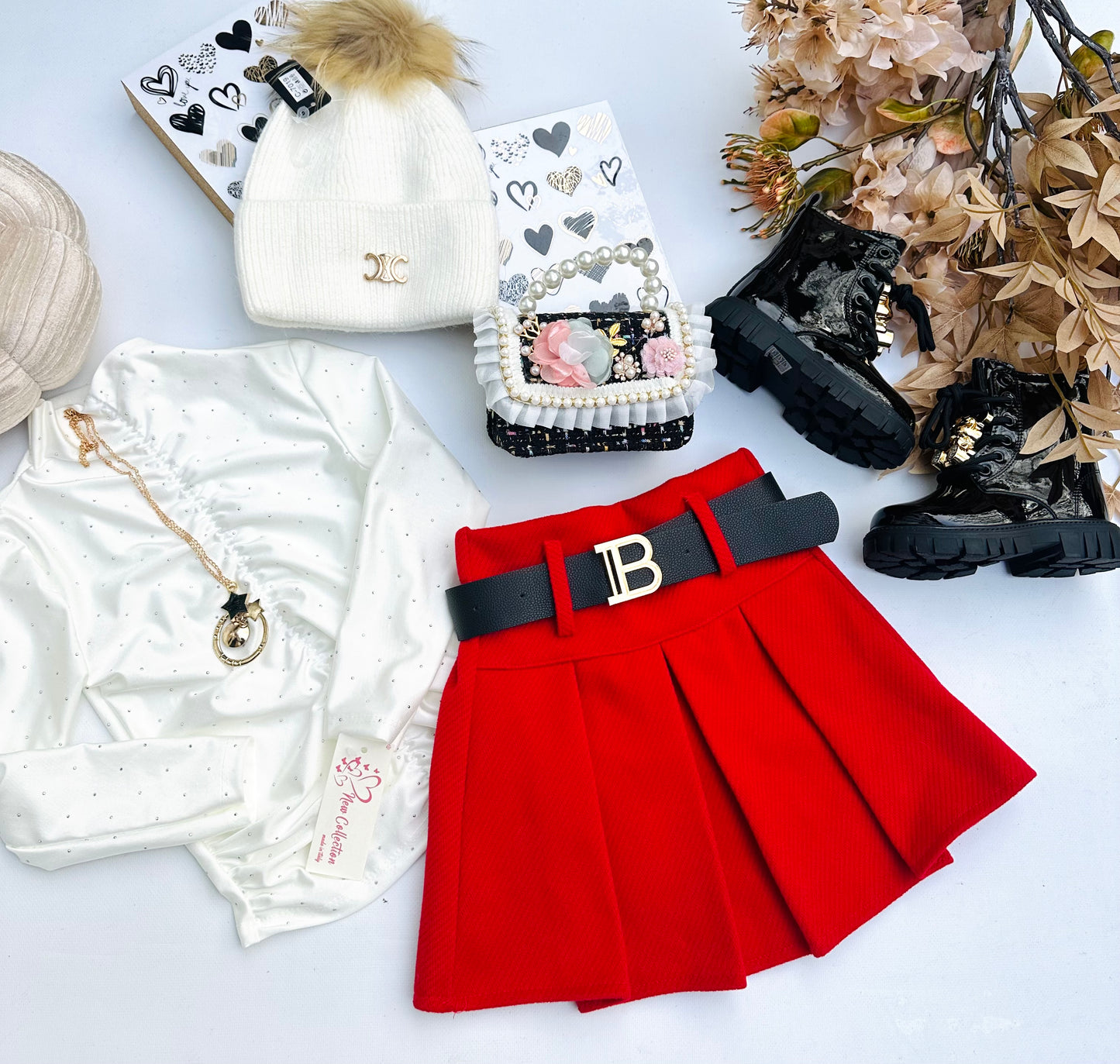 Red skirt