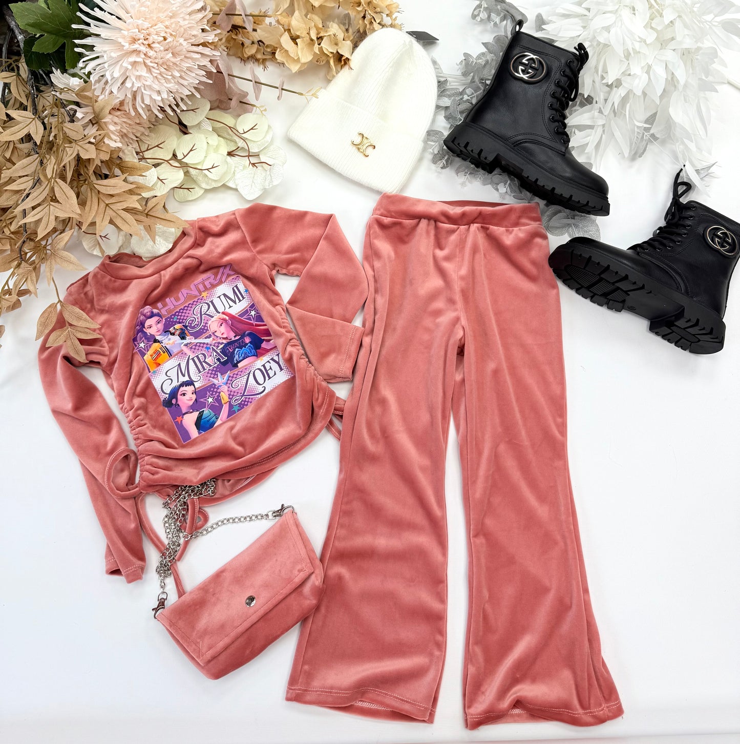 Pink velvet Kpop set