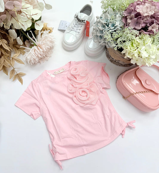 Pink flower top