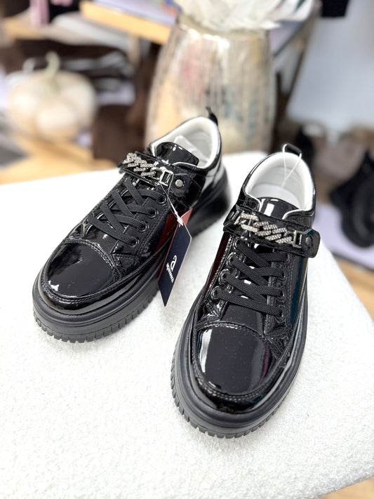 Black sneakers