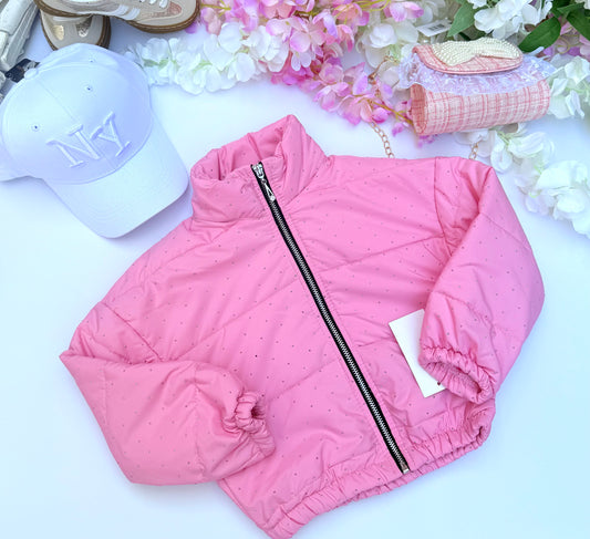 Pink sparkle jacket