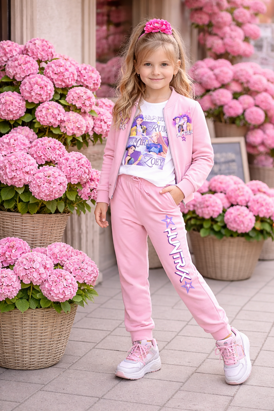 Light pink K pop set