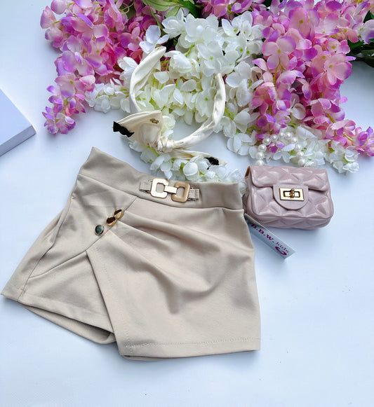 Beige skorts