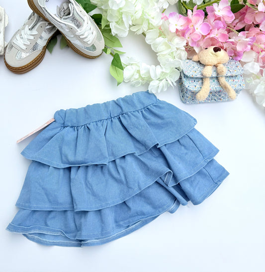 Blue skirt