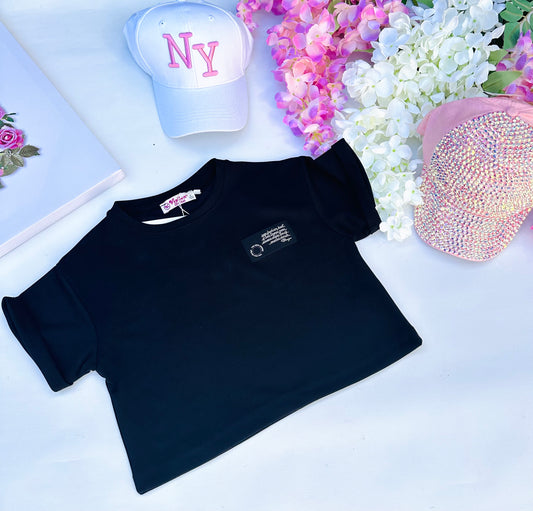 Black short t shirt