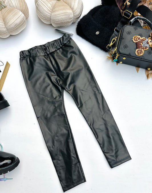 Eco leather leggings