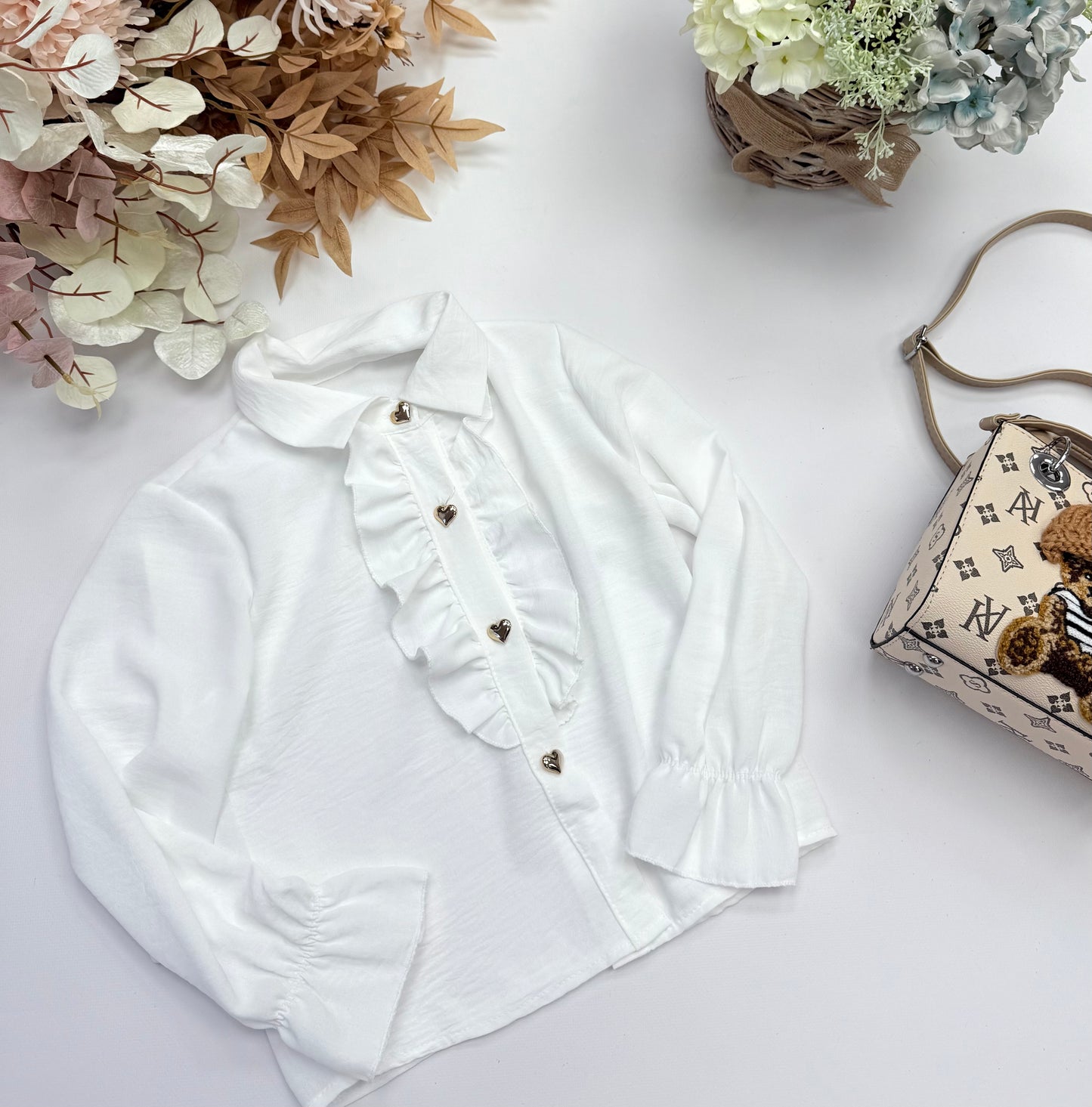 White heart shirt