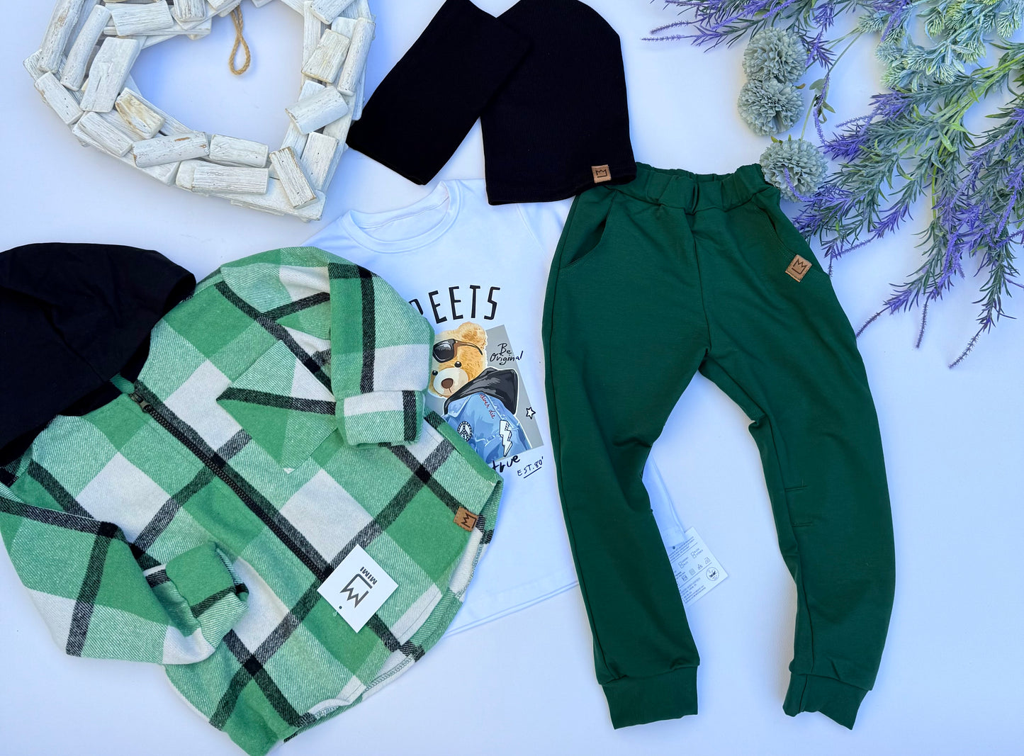 Green pants
