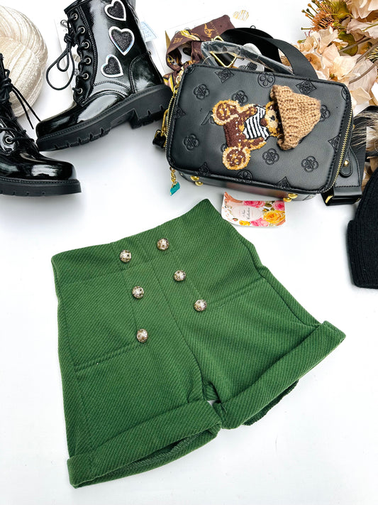 Green shorts