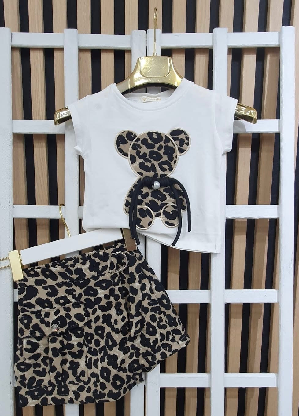 White Teddy set