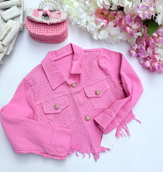 Pink sparkle jacket