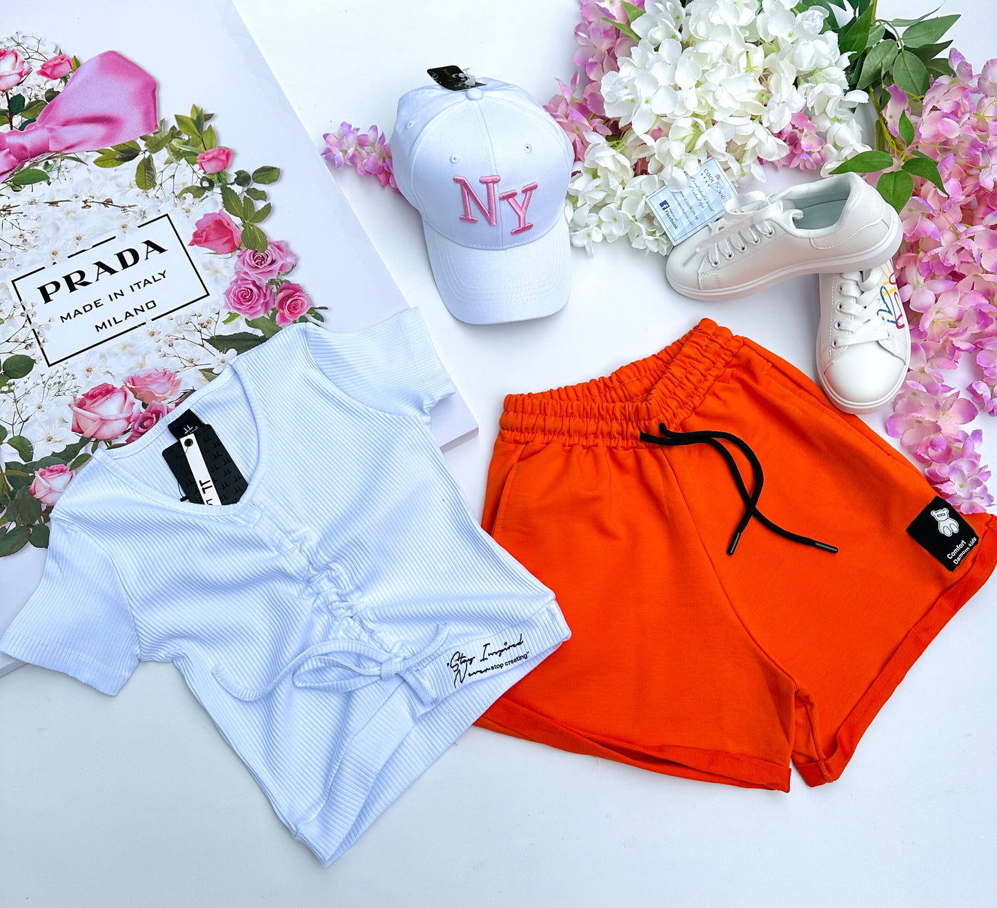 Orange shorts