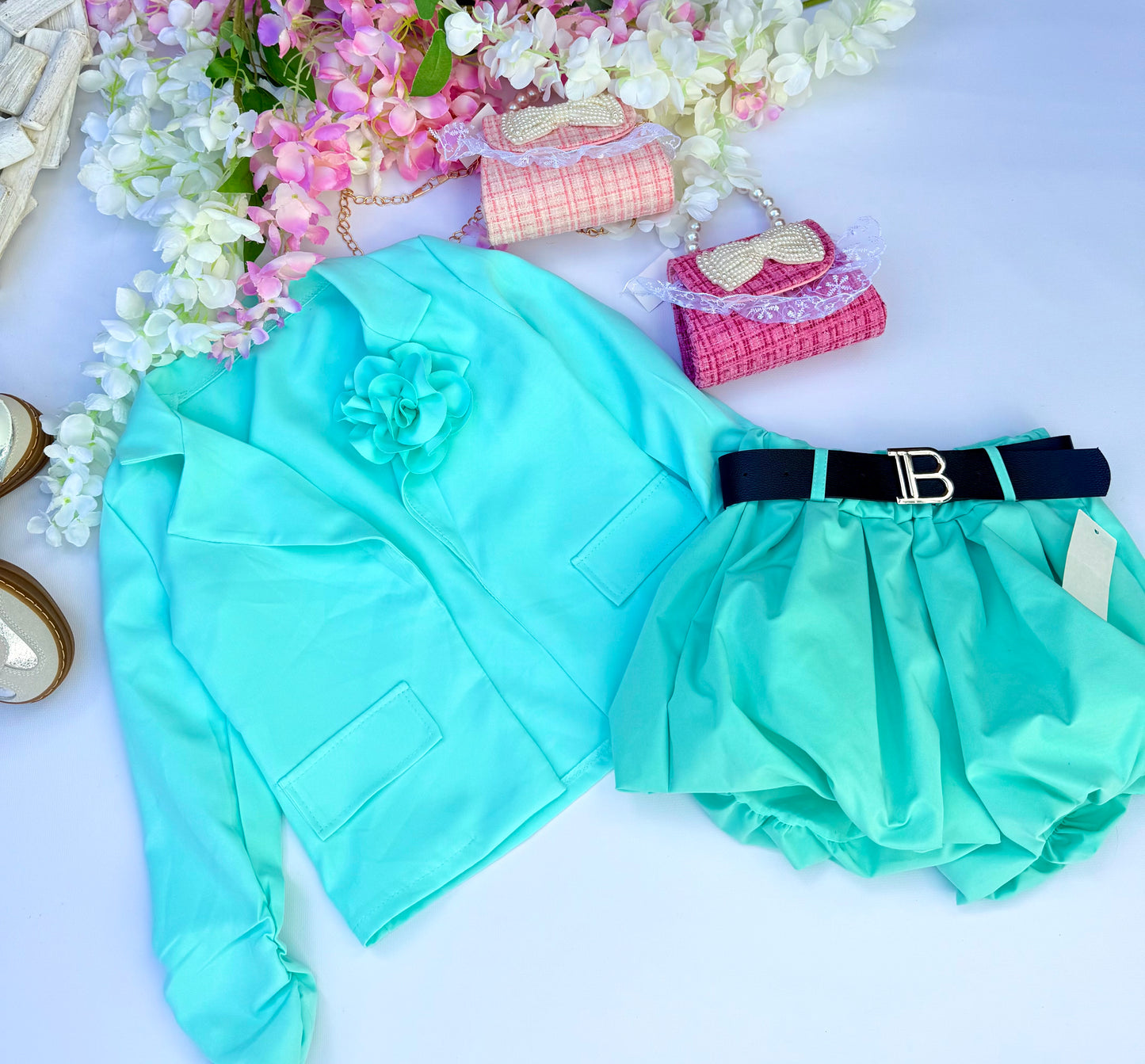 Mint shorts