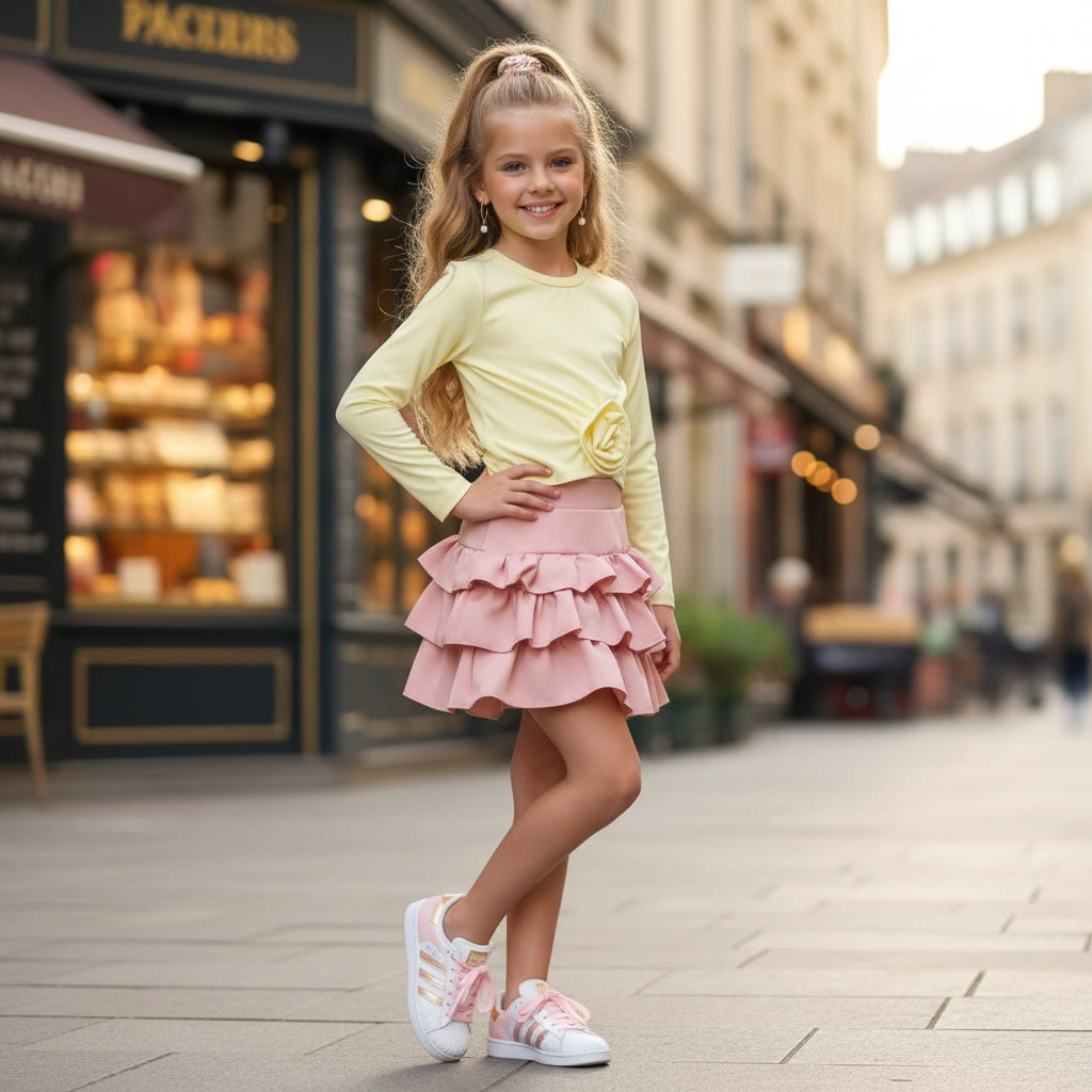 Pink skirt